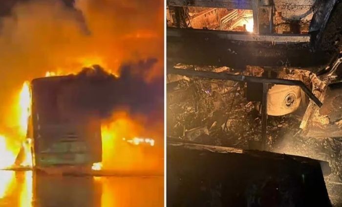 ভারতের অন্ধ্রপ্রদেশে ভয়াবহ সড়ক দুর্ঘটনা, বাসে আগুন লেগে ২০ জনের মৃত্যু